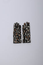 Raf Simons Animal Fabric Gloves In Ecru/Brown - CNTRBND