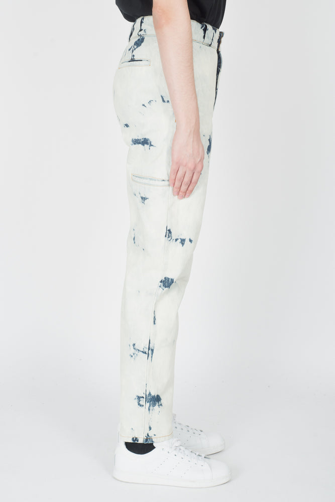 
                
                    Load image into Gallery viewer, Alexander Wang Super Bleached Faded Denim Pants In Bleached Indigo - CNTRBND
                
            